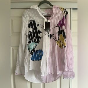 Desigual x disney Mickey and Minnie Shirt
